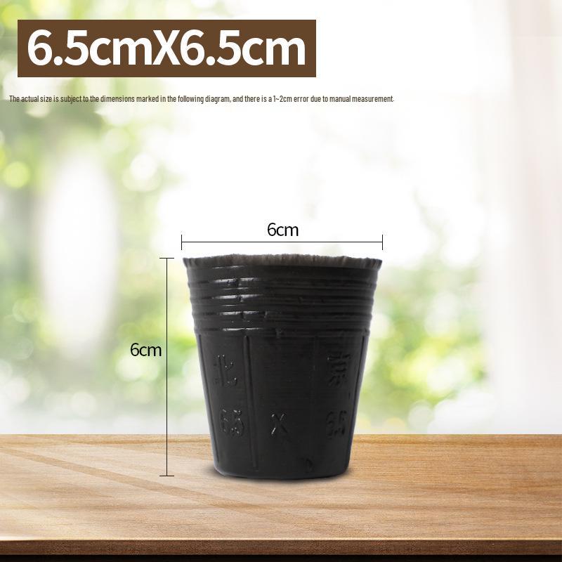 Nutrient Seedling Cup: Disposable Plastic Flower Pot for Seedlings and Plant Cuttings