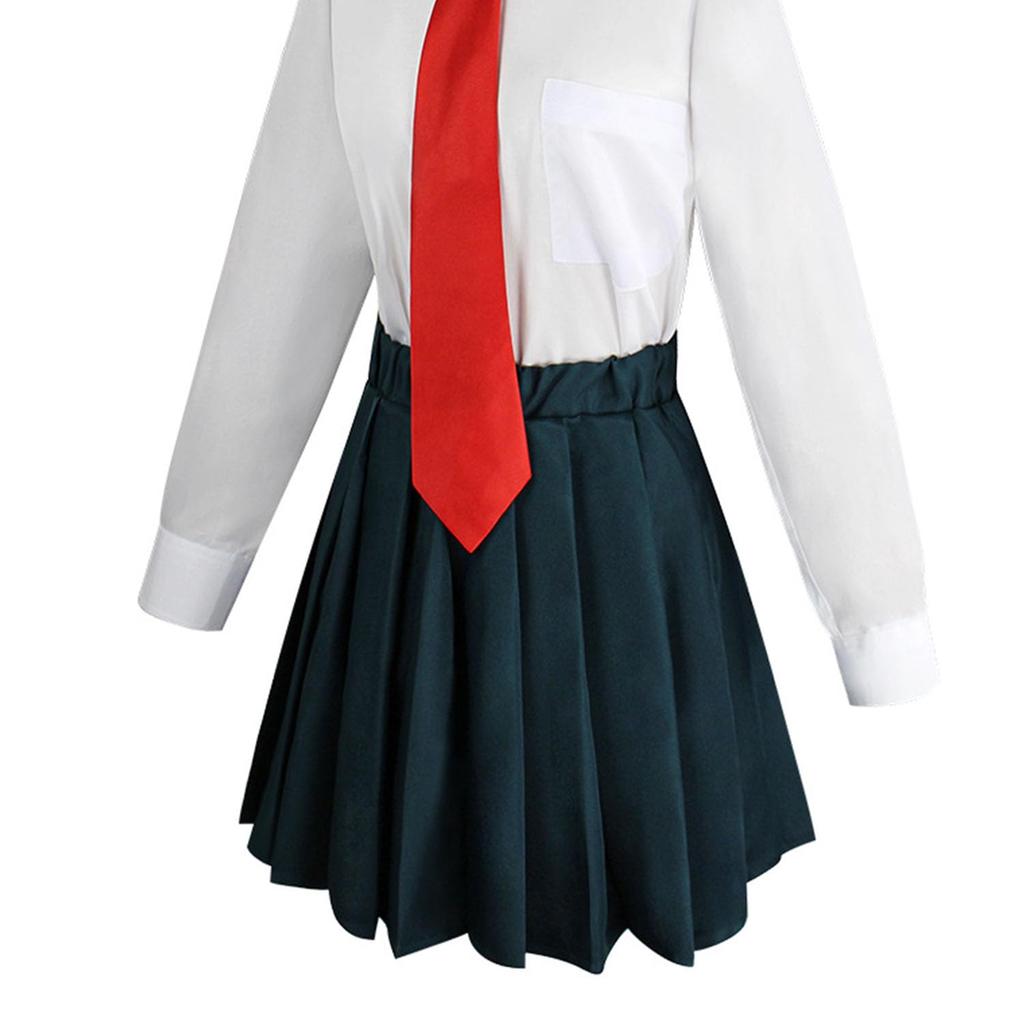 [RinMart] My Hero Academia Stil Ochako Uraraka, Momo Yaoyorozu und Tsuyu Asui Stil Yuei High School Mädchen Schuluniform Cosplay Kostüm (Damen XL)