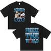 Rapper Drake Iceman Freeze The World Tour Graphic T-Shirt Men's Pop Fashion Cotton Y2K Short Sleeve Tee Streetwear