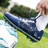 Günstige Outdoor Fußball Schuhe für Männer Frauen Gras Lange Spikes Fußball Schuhe Trainer Männer Futsal