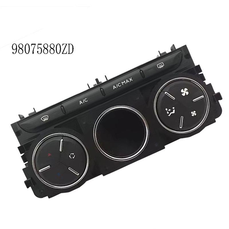 For 207 301 Citroen C3-XR Compatible 98075880ZD Air Conditioning Control Panel Module A/C Heater Control Unit