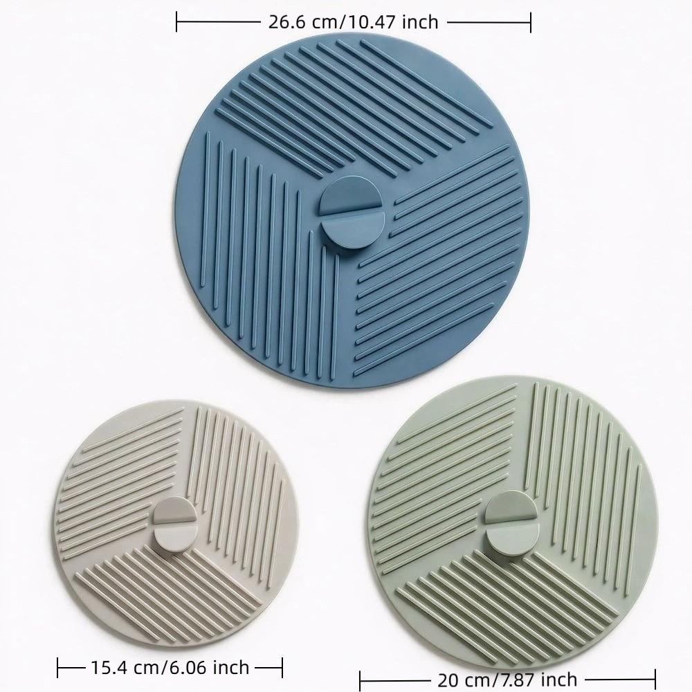 3PCS Soft Hot Insulation Pads Anti-slip Pot Holder Heat Resistant Trivets  Dining Table