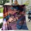 Jinx Arcane: League of Legends Cooling Blanket Lightweight Comfortable Soft Breathable Ultra Warm Blanket Bedding Travel Bedding