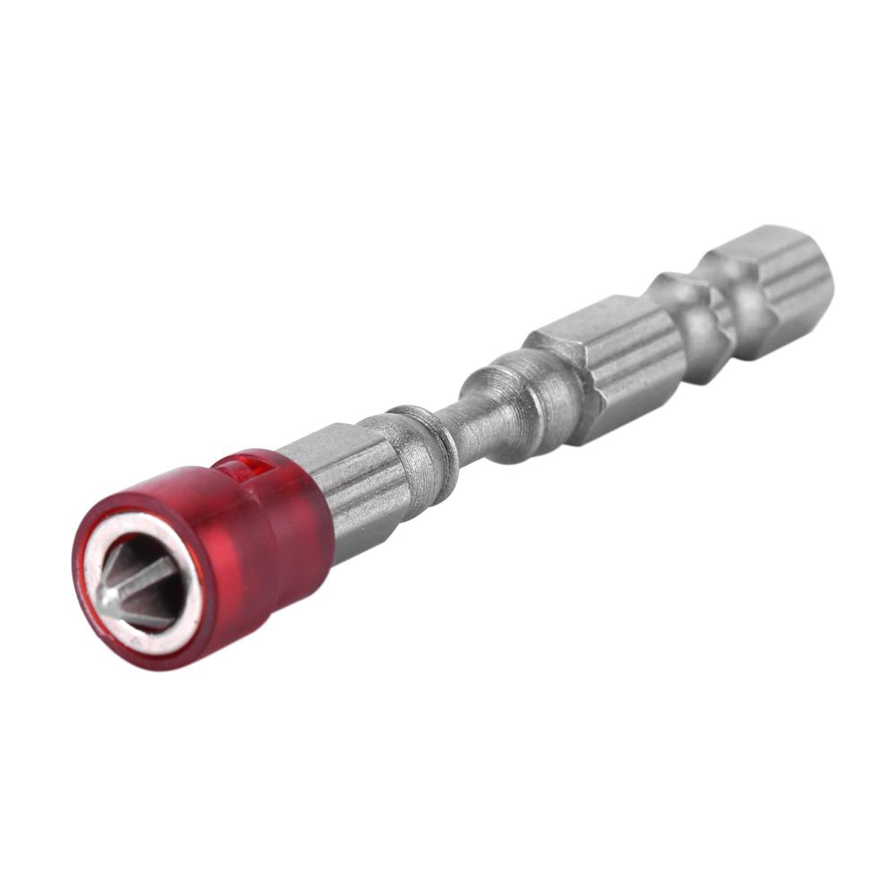 Magnetic Cross Head PH2 Screwdriver Bits Set for Drywall Screws 14inch Shank (Red)