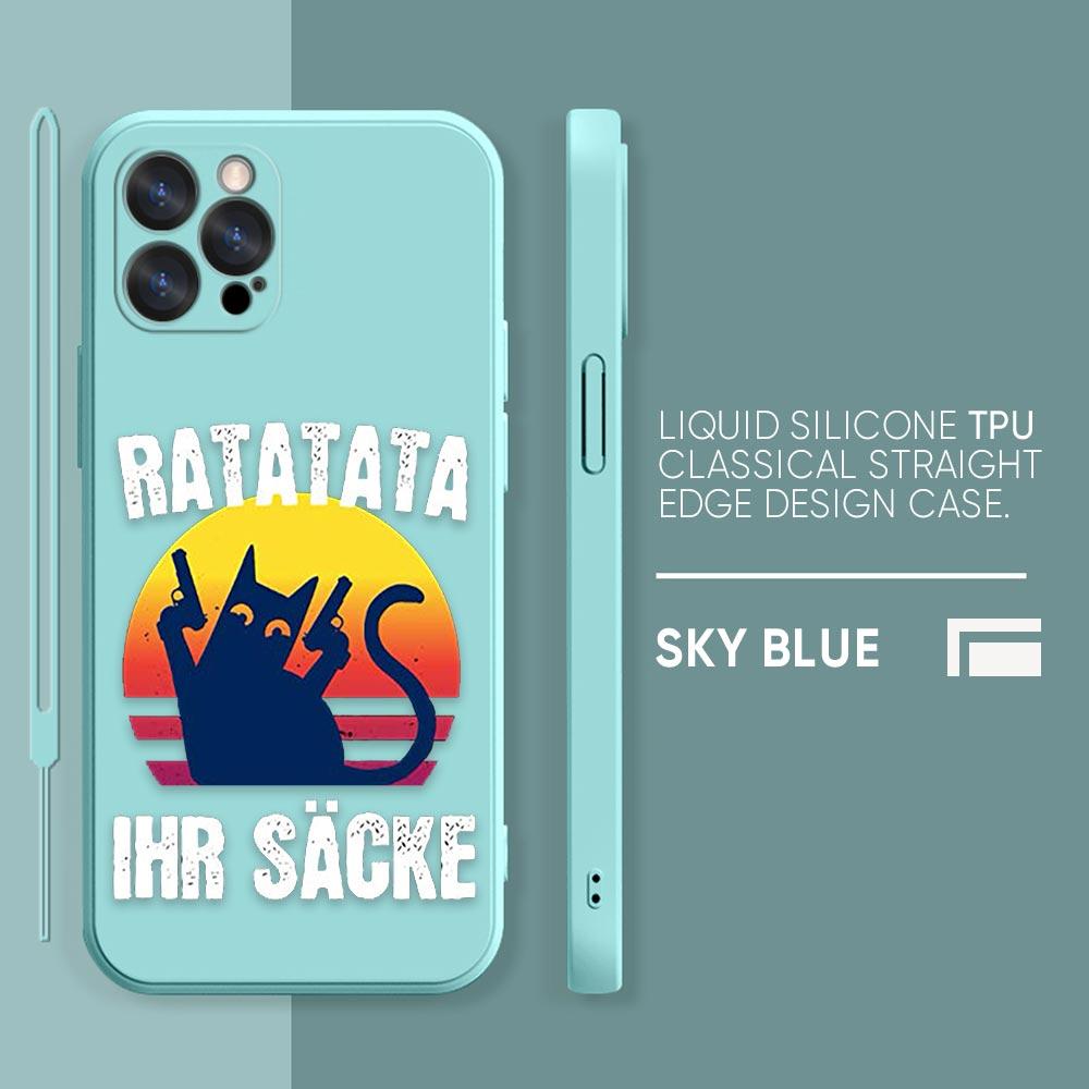 

Забавный черный чехол для телефона с изображением кота, собаки и динозавра для iPhone 11, 12, 13, 14, Pro Max, 7, 8 Plus, XR, XS, SE, Straight Edge, жидкий чехол из силикагеля Funda iPhone 7 (8) Plus