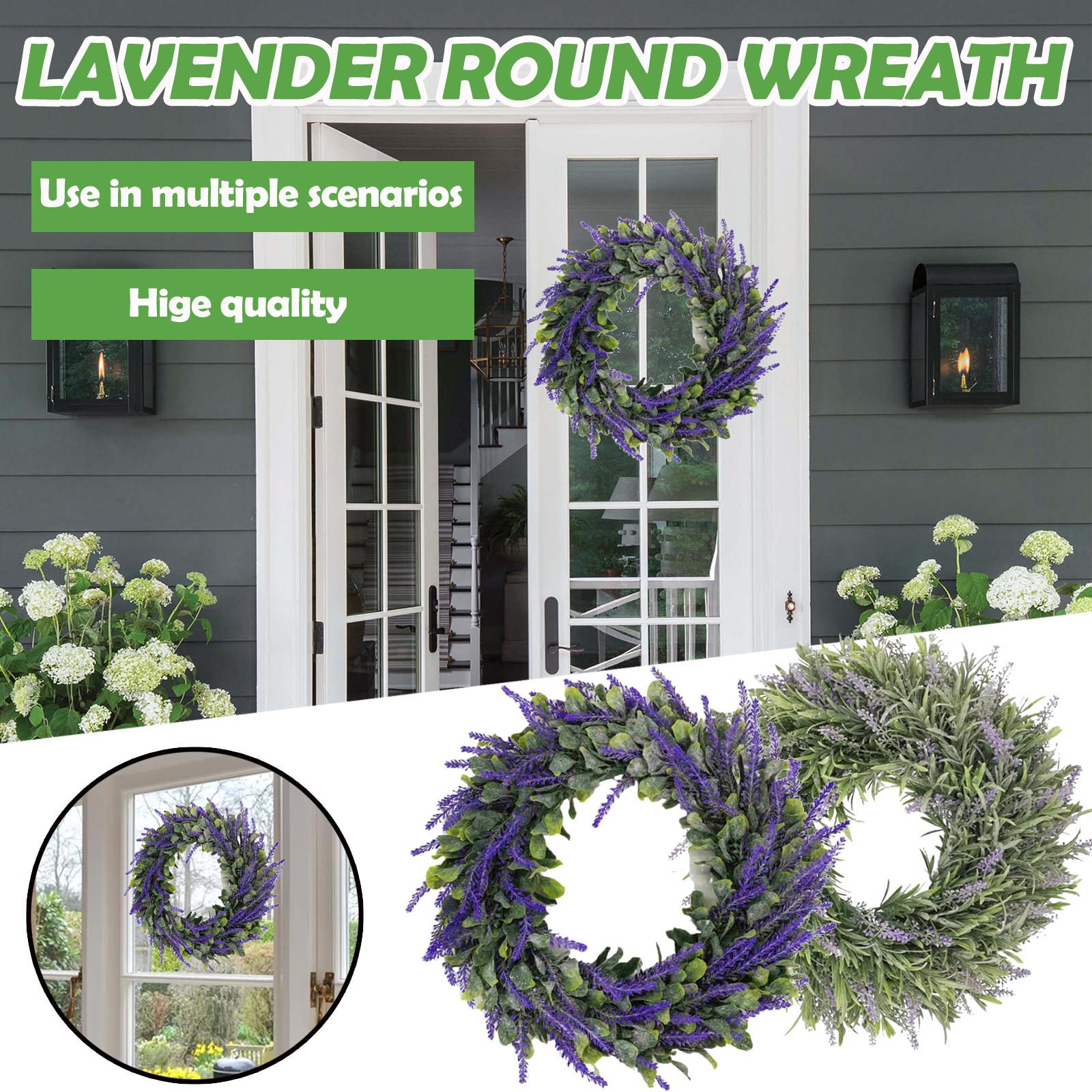 

Лаванда Моделирование Гирлянда Кольцо Поле Подвеска Дверной молоток Круглый Венок