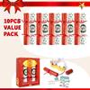 JOYFY 10 Pack Christmas Non-Snap Party Favor Classic Table Favor Includes Party Hat Jokes Gifts for Christmas Table Decorations