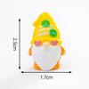 5Pcs Multicolor Mini Gnome Figurines Resin Micro Landscape Garden Elf Painted Home Decoration Desktop Easter Decora