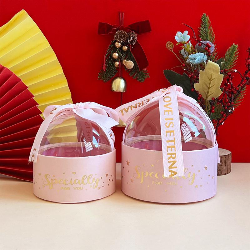 Translucent Gift Box for Holidays: Christmas, New Year, Weddings, Valentine's Day