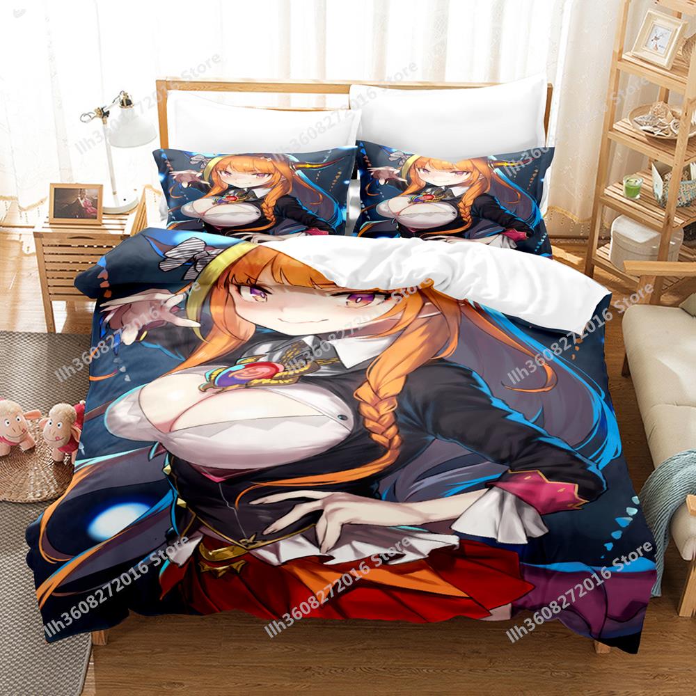 Kawaii Kiryuu Coco Bedding Set Single Twin Full Queen King Size Bed Set Adult Kid Bedroom Duvetcover Sets 3D Anime Bed Sheet Set