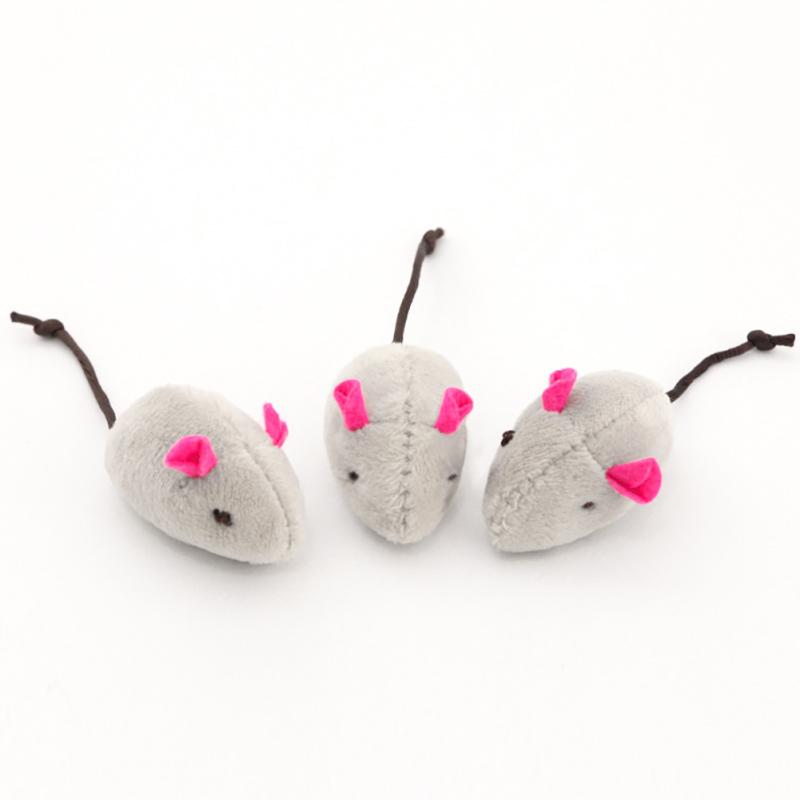 New! Colorful Plush Mouse Scratch-resistant Catnip Play Chase Exercise Toys Pet Supplies For Indoor Cat