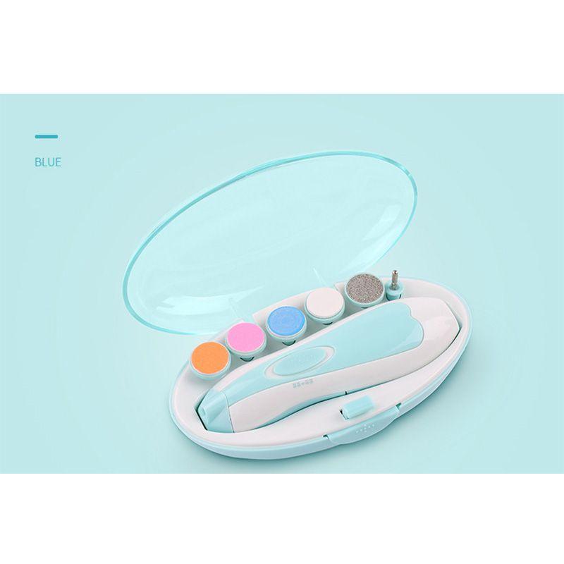 

Електричний тример для нігтів на ногах у немовлят. Безпечний та простий у використанні, з однією кнопкою.