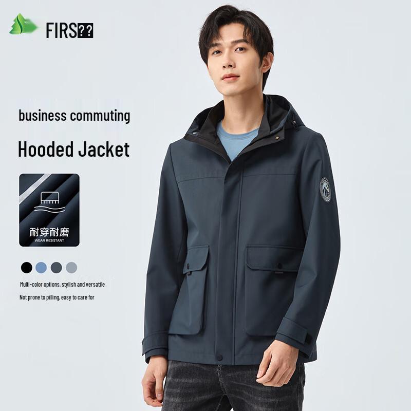 Shanshan Men s Durable Hooded Jacket L