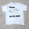 Kerouac On The Road Heavy Cotton Tee, Beat Generation Shirt, Unisex Cotton T-Shirt, Literary Gift, Travel Graphic Top, Vintage Travel Shirt
