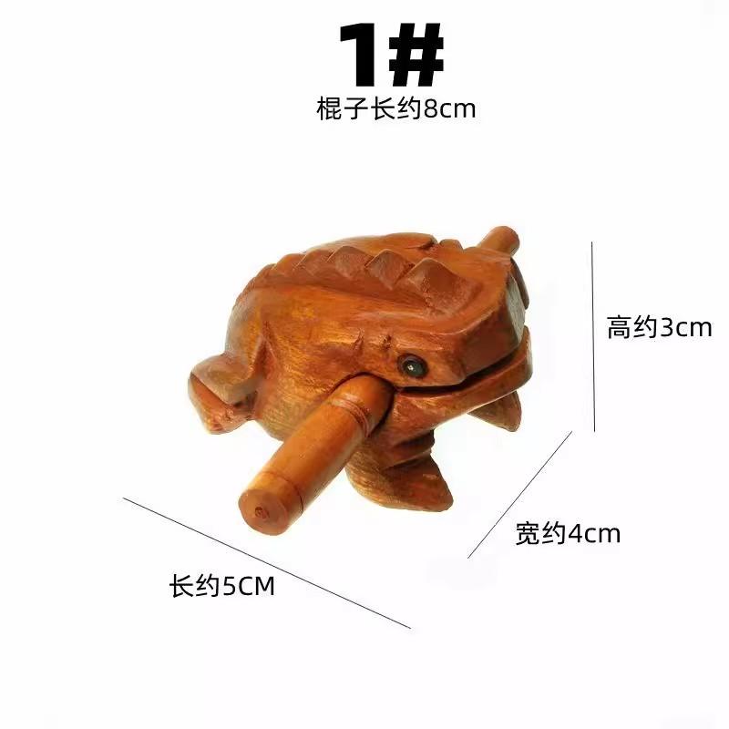 Wooden Lucky Frog Toy for Kids, Money Frog, Clackers, Musical Instrument, Percussion Toy, Gift, Home Art Decoration, Feng Shui