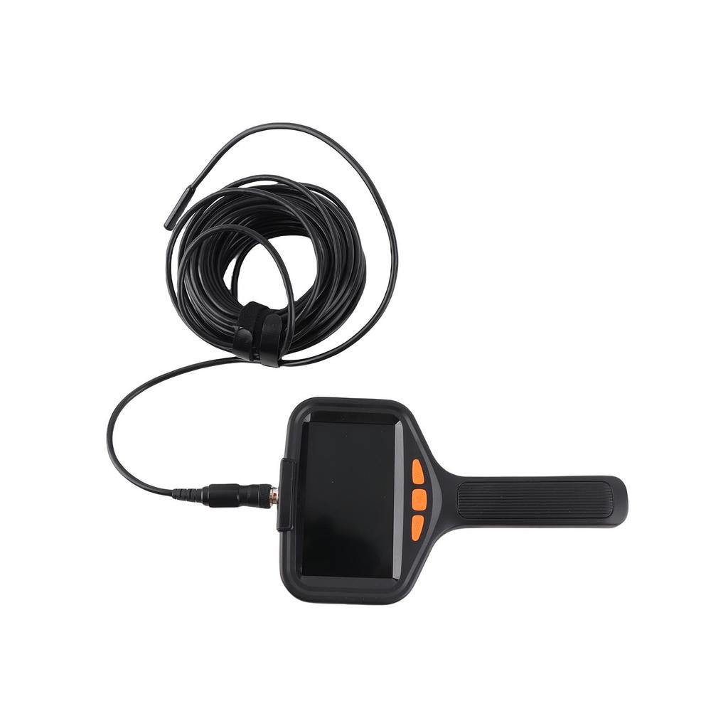 Inspection Camera Dual Lens Inspection Camera with Light 10m 32.8FT Industrial Borescope IP67 Waterproof Flexible Cable