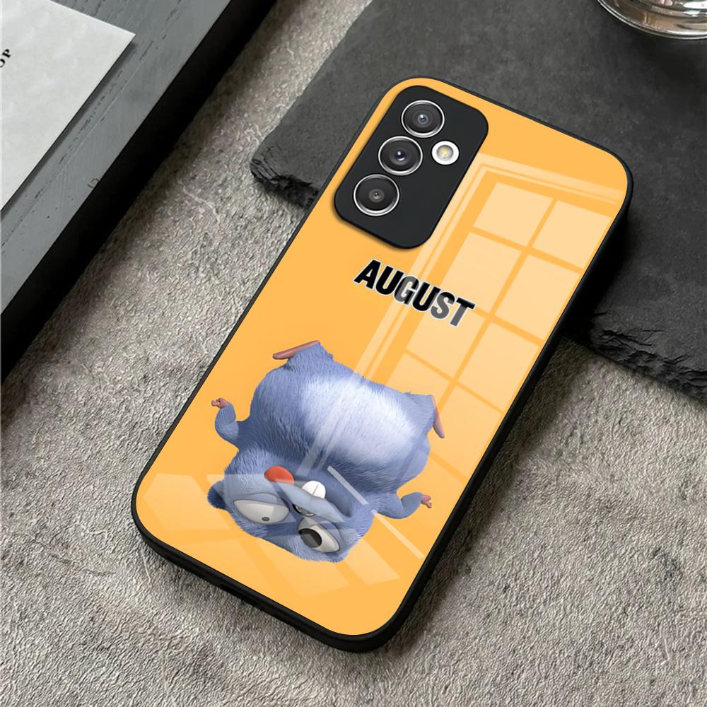 

Cartoon GRizzy And Lemmings Phone Case For S25 Ultra Samsung S26 S23 S24 Plus S22 S20 S21 Fe A54 A34 A53 A16 Glass Cover Samsung s20ultra
