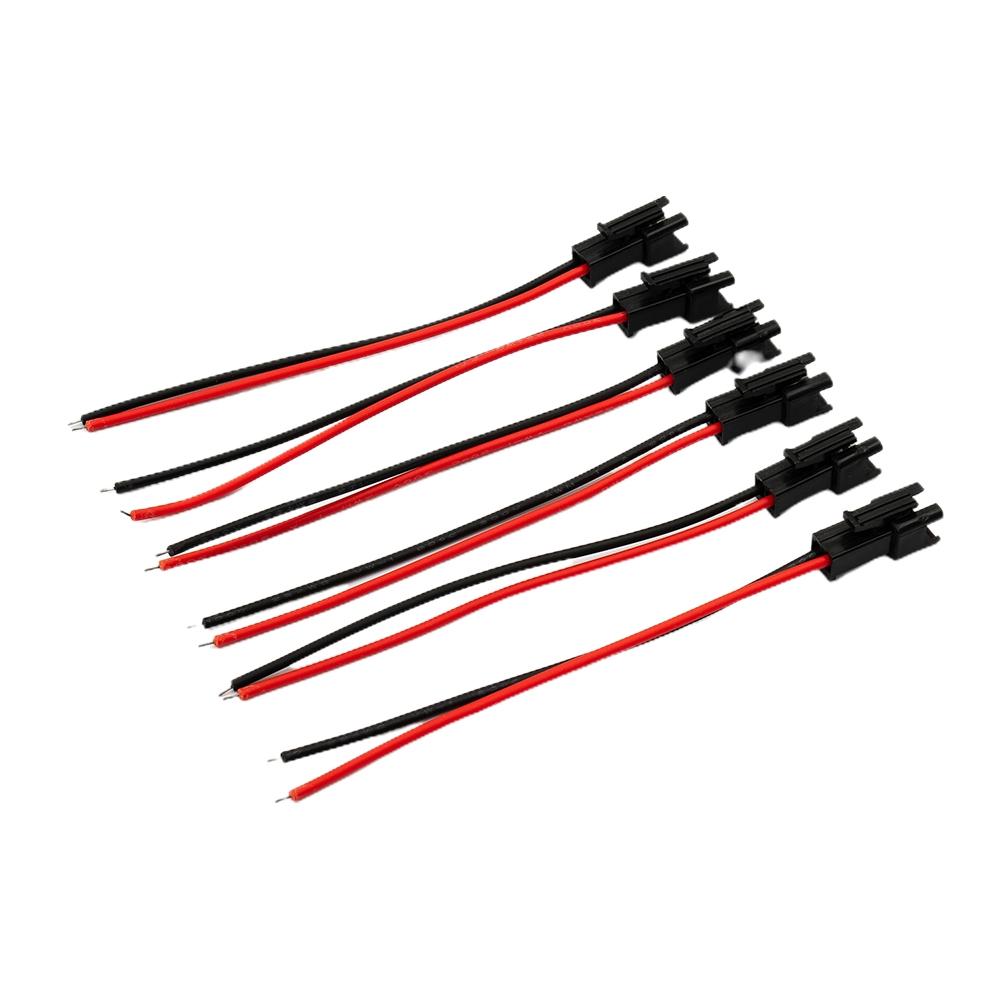 Black Connector SM Connector Male Replacement 2Pin 40pcs Accessories