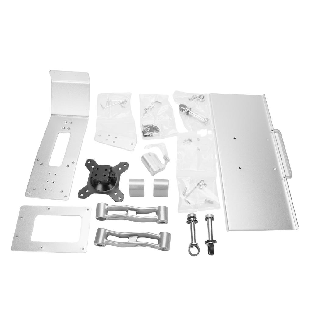 Display Keyboard Desk Mount Space Saving Adjustable Integrated Screen Mount with Keyboard Tray for Industry