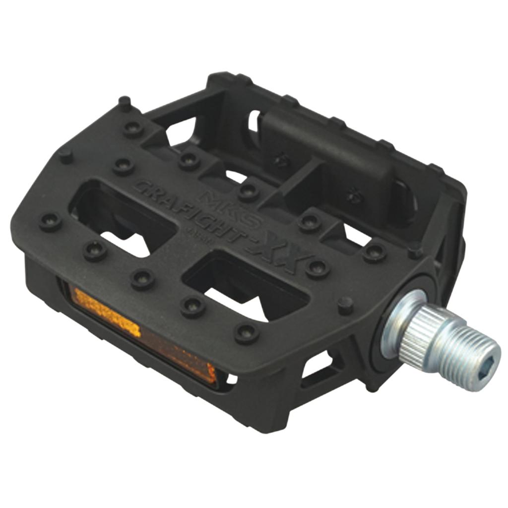 Mikashima Bicycle Pedals Black (MKS) GRAFIGHT-XX (Graphite-XX) 1/2-inch Core,