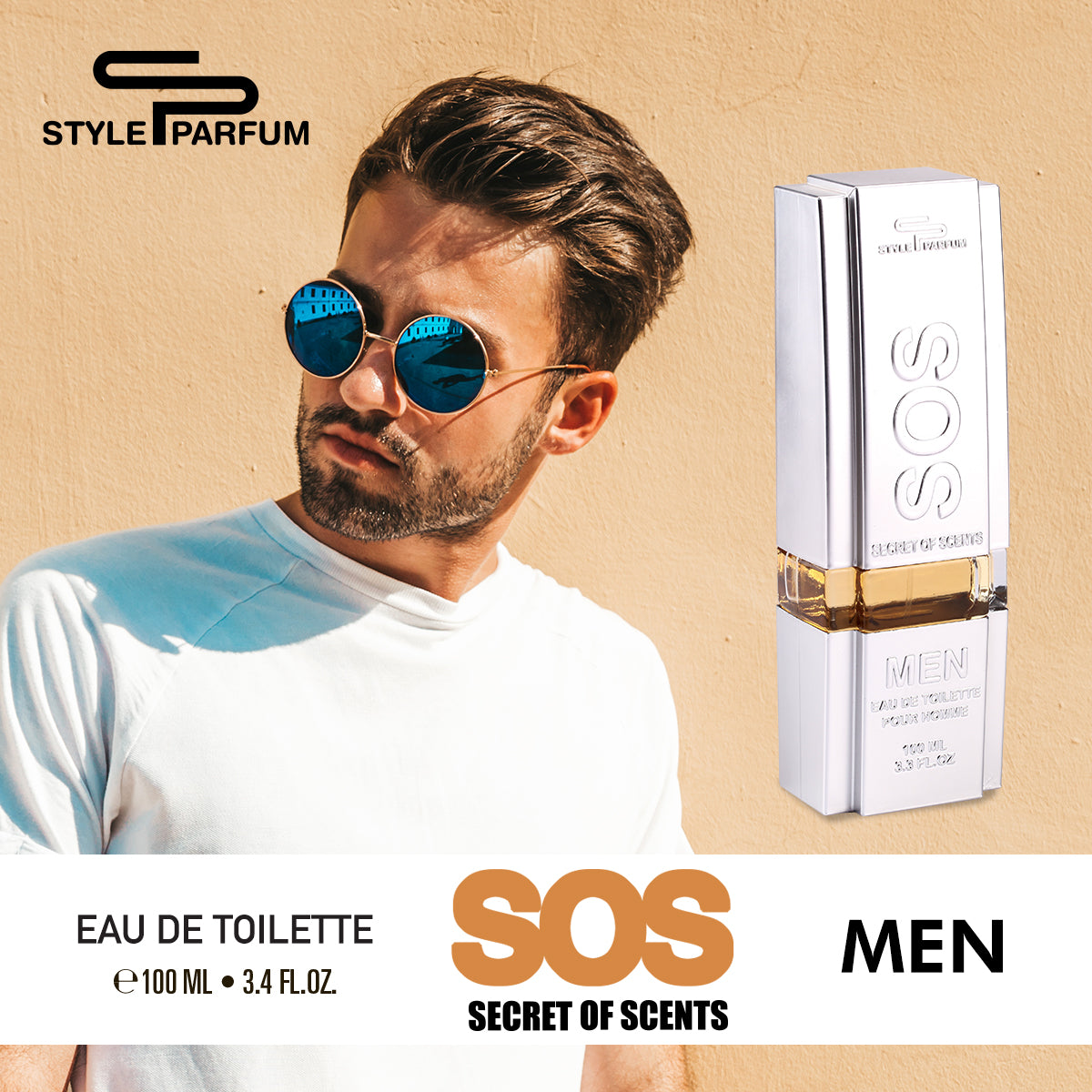 

SOS SECRET OF SCENT Eau de toilette for men -STYLE 100 ML