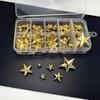 1 Box Fashion Five-pointed Star Claw Nails Box Clothing Shoes Bag Leather Accessories Clothing  Color Claw Nails