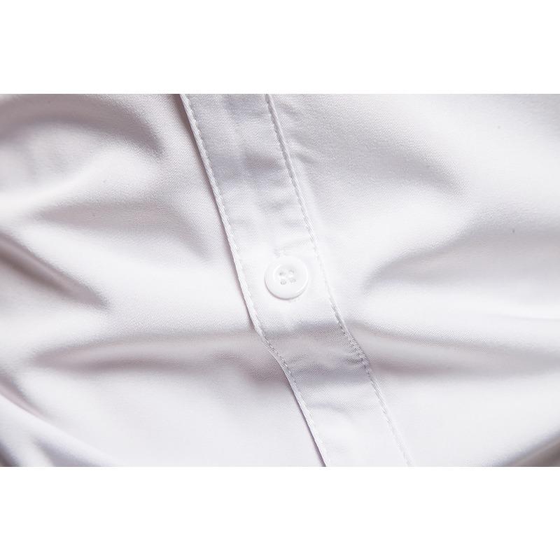 Heren S Slim Fit Long Sleeve Shirt Europese Maat Casual