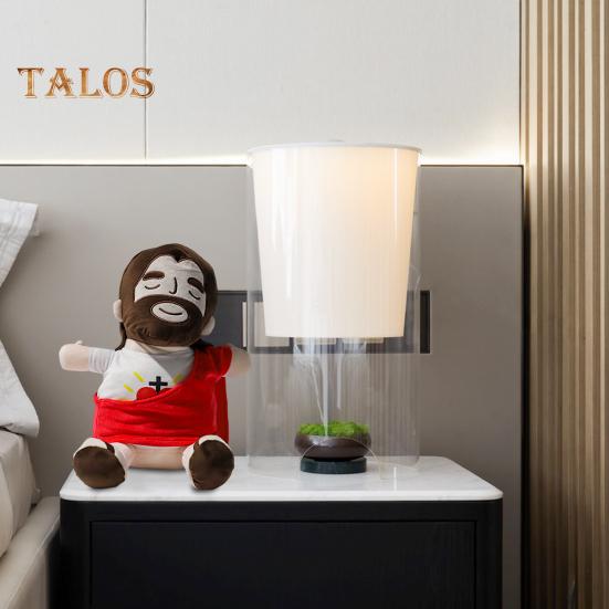 Breathing Jesus Plush Toy Heart of Jesus Stuffed Animal for Kids Soothing Savior Doll for Church Sunday School Easter Gift