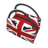 Isolierte Lunchtaschen mit Union-Jack-Flagge des Vereinigten Königreichs für Frauen, tragbare Thermo-Kühltasche, Bento-Box, für Strand, Camping, Reisen, Umhängetasche