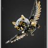 494PCS Creator Collection Steam Da Vinci Series Owl Punk Elements Mechanical Building Blocks Assembly Model T7003