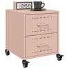Nightstand Pink 36 x 39 x 43.5 cm Steel