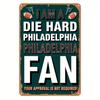 Vintage Philadelphia Football Tin Sign Rustic Metal Wall Art Durable IndoorOutdoor Decor Unique Gift Idea for Sports Fan