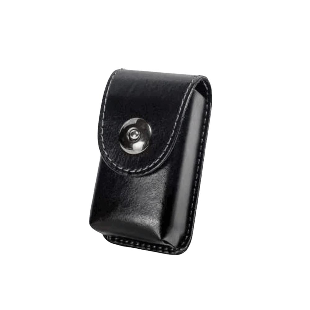 Anti Squeeze Leather Glass Pouch Belt Loop Fold Spectacle Box Eyeglass Case Field Work