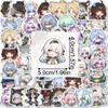 50Pcs Honkai Impact 3rd Game Star Trail Waterproof Stickers, Honkai Impact Starry Sky Cute Decals, Phone Cases, Laptop Cases, DIY Laptop Collectibles