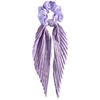 Simple Temperament Satin Large Intestine Hair Band Bow Streamer Tied Hair Ornament Ponytail Head Rope Hair Rope Hair Band