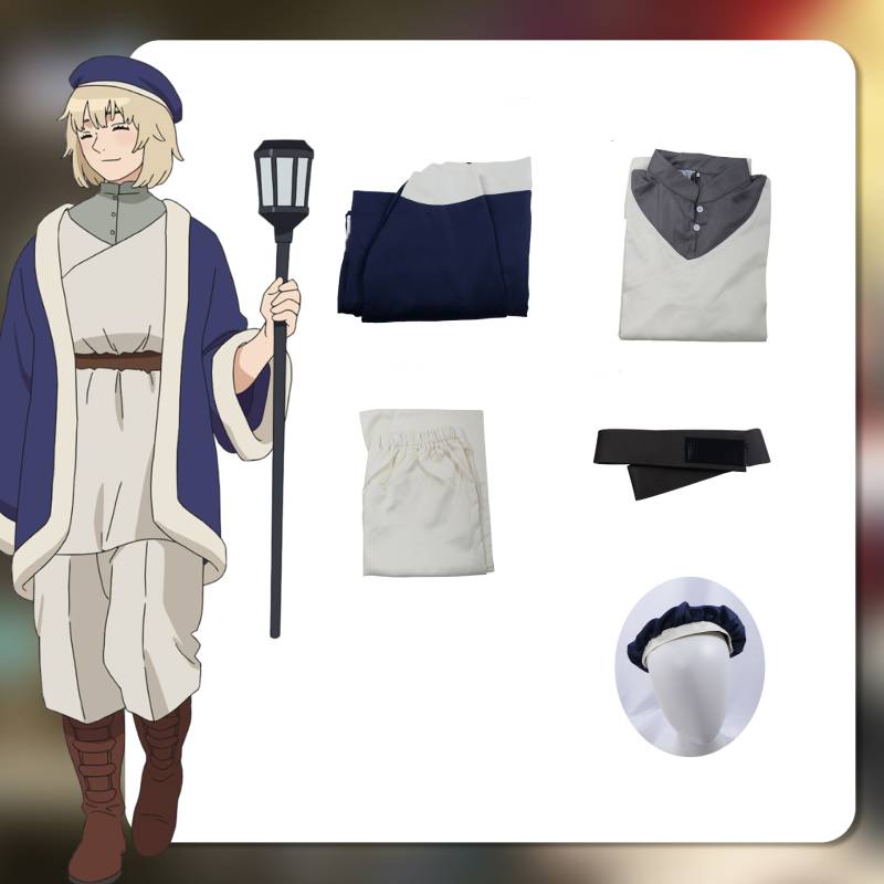 In Delicious Dungeon Marcille Donato Chilchuck Tims Falin Touden Cosplay Set