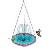Bird Bath , Solar Bird Bath , Outdoor Garden Floating Hanging Hummingbird Feeder