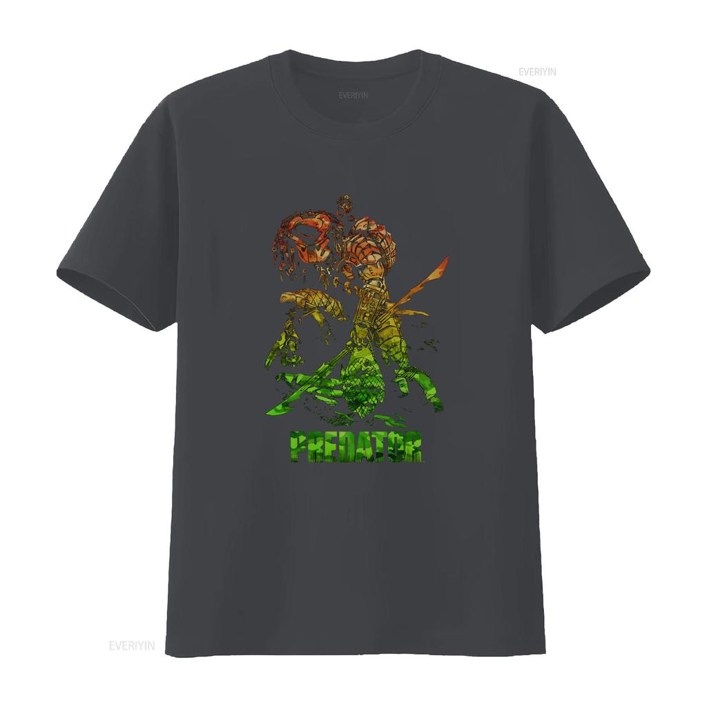 Predator Camo T Shirt Licensed Sci Fi Alien Movie Retro Classic Black vintage Washed fashion Slightly designer clothes Unisex