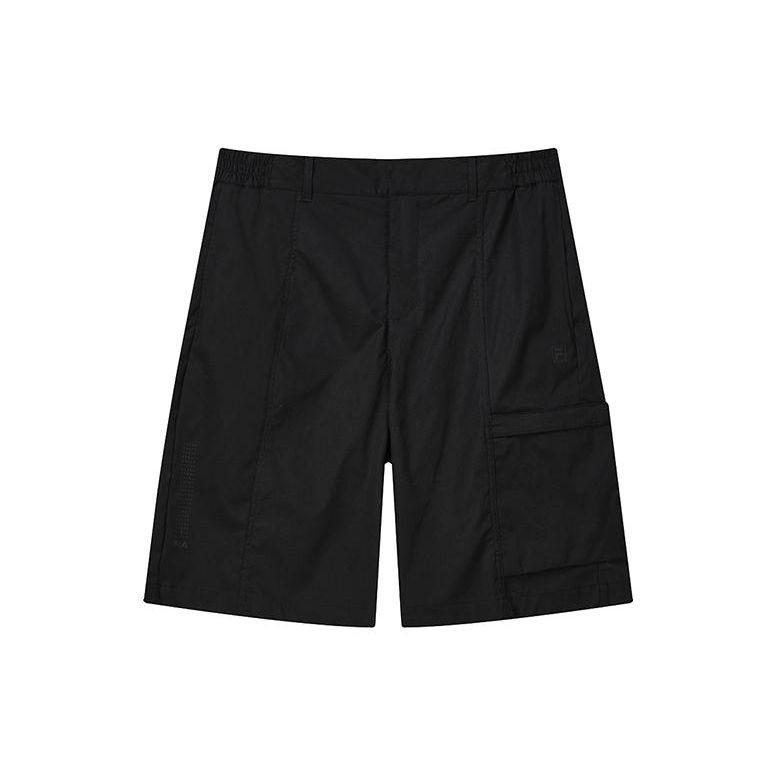 

FILA Solid Color Loose Casual Sports Five-Point Shorts Men shorts Black F11M227801FBK M