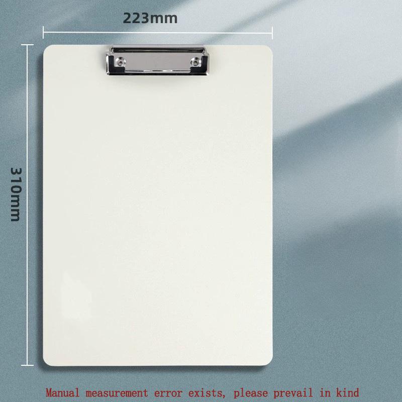 File (paper)A4 Board Clip, Folder Clip Stationery, Menu Student Writing Hardboard, Minimalist Office File Storage Organizer