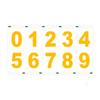 5Pcs High Temperature Waterproof Invisible Digital Sticker  for Vehicles/Car/SUV