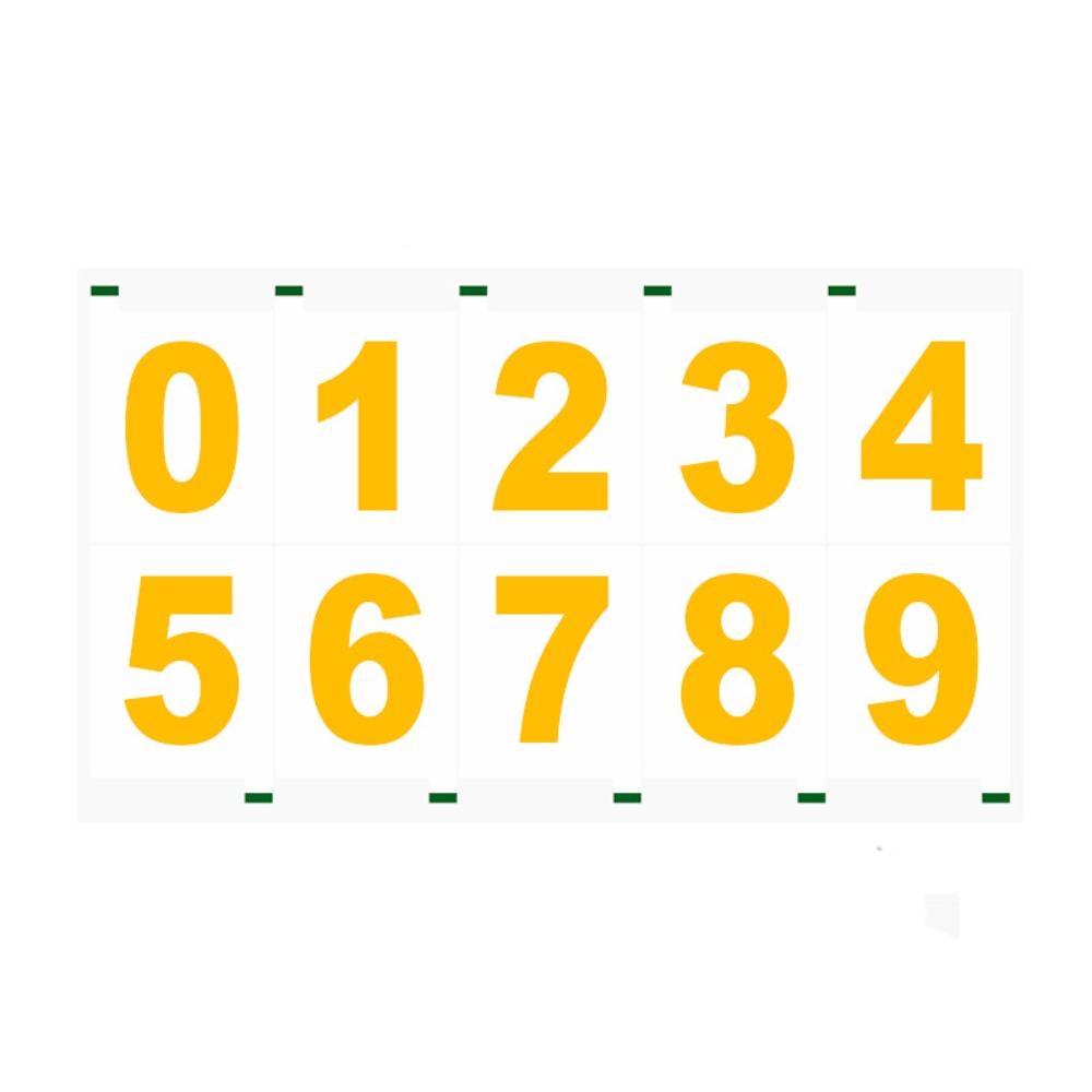 5Pcs High Temperature Waterproof Invisible Digital Sticker  for Vehicles/Car/SUV