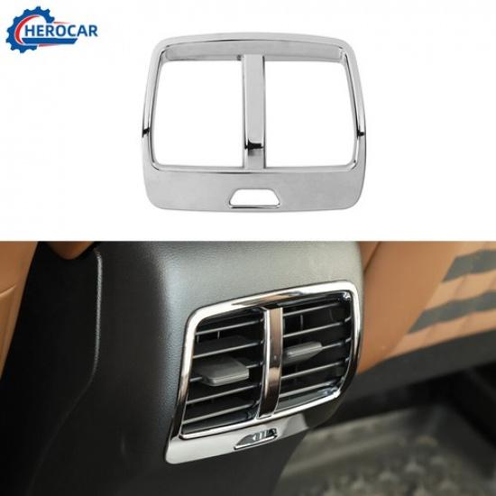 Rear Air Conditioner Vent Cover Decor For Ford Bronco Sport -2025 Chrome