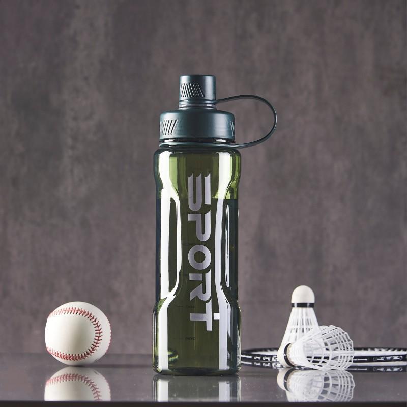 Fitness-Wasserflasche mit großem Fassungsvermögen, stoßfester und auslaufsicherer Plastikbecher, hochtemperaturbeständige Weltraum-Wasserflasche