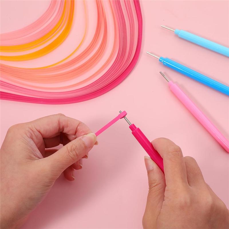 A74E-12 PCS Paper-Quilling Tools Rolling Curling Quilling Needle-Pen For Art Craft DIY Handmade Tools