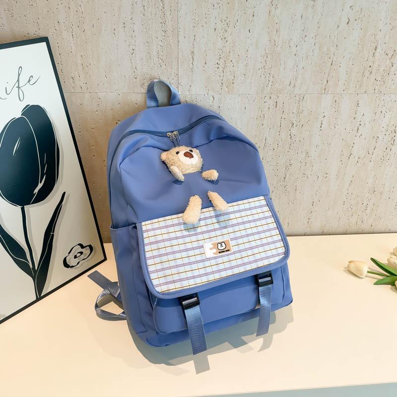 Junior high school students simple and beautiful backpack Japanese ins schoolbag girls lightweight college style girl backpack