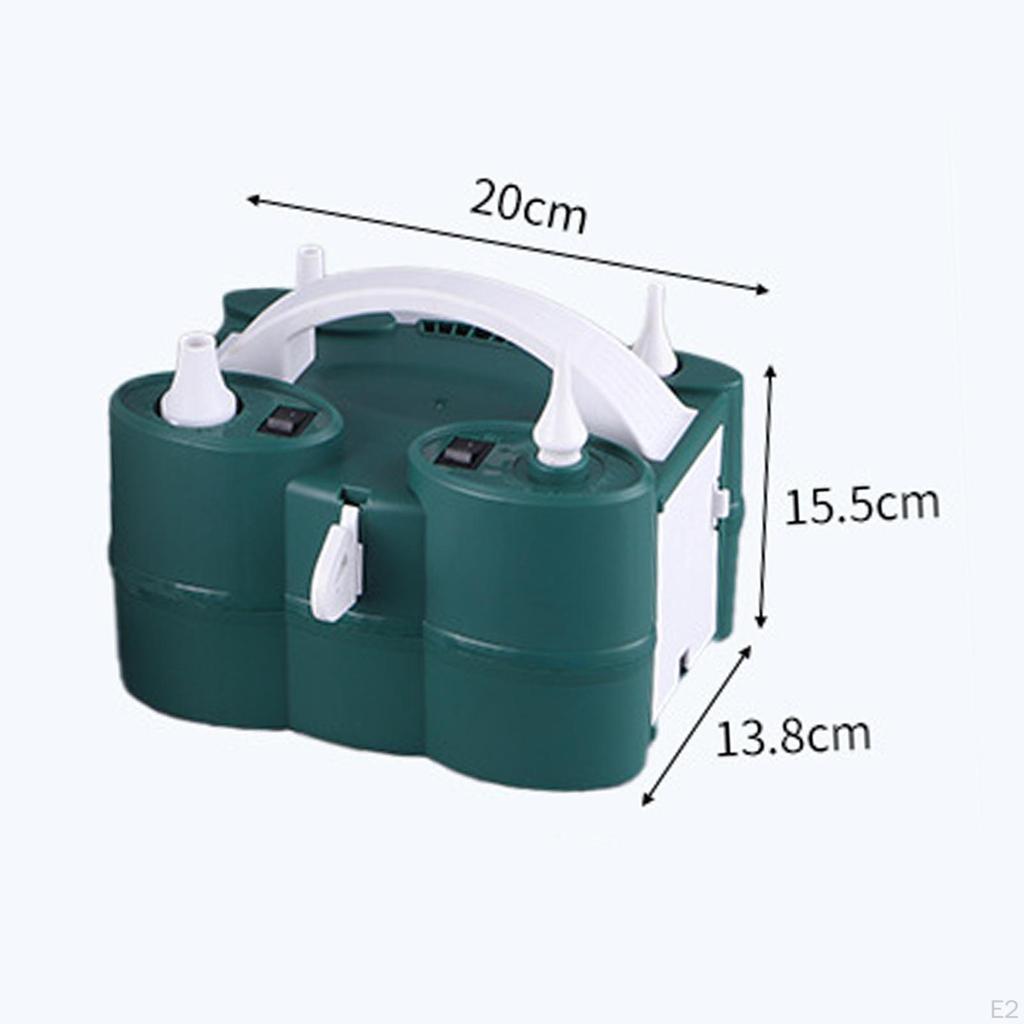 Balloon Pump Kit 3 In 1 Air Fast Inflation with Handle AU Adapter Plug Blower Machine