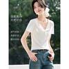 Women's Lace Patchwork Short Sleeve T-Shirt