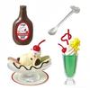 Re-Ment Of 8 Types Of Miniature Scene Model Collectible es From Rement Snoopy'S American Dessert Shop