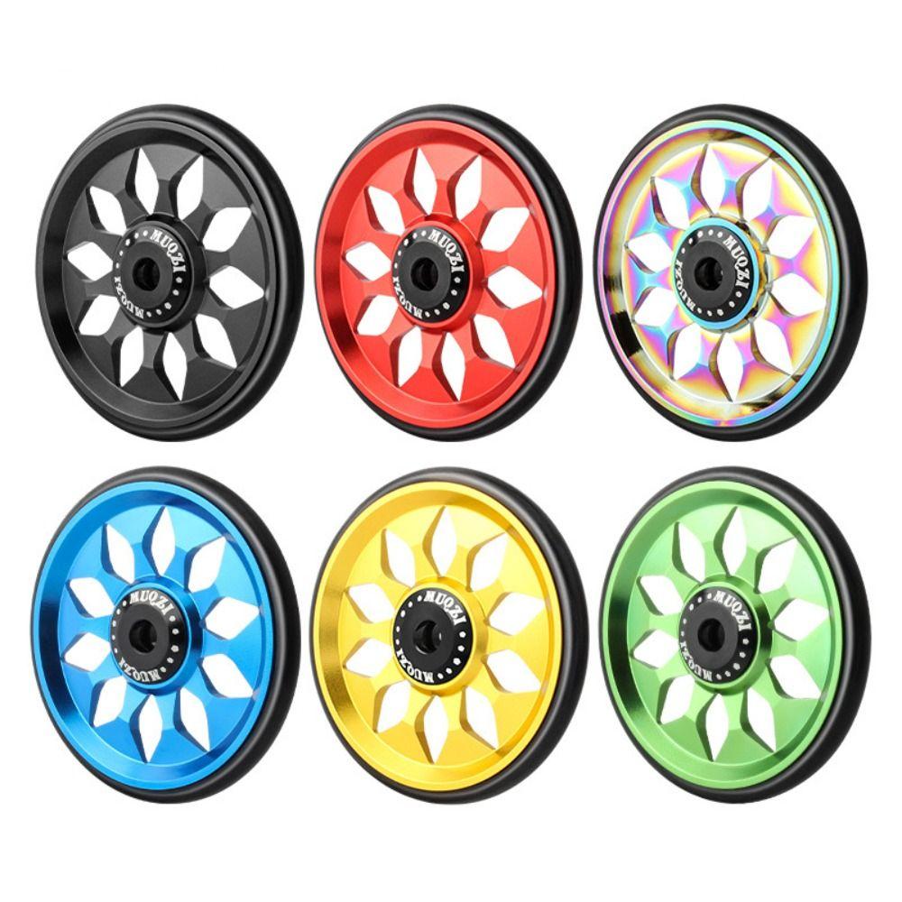 Replacement Bicycle Easywheel 60mm Bike Auxiliary Wheels Bike Easy Wheels Rear Rack